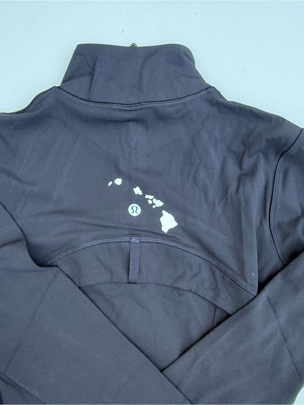 NWT Lululemon Define Black Cropped Nulu Jacket with Hawaiian Islands EXCLUSIVE